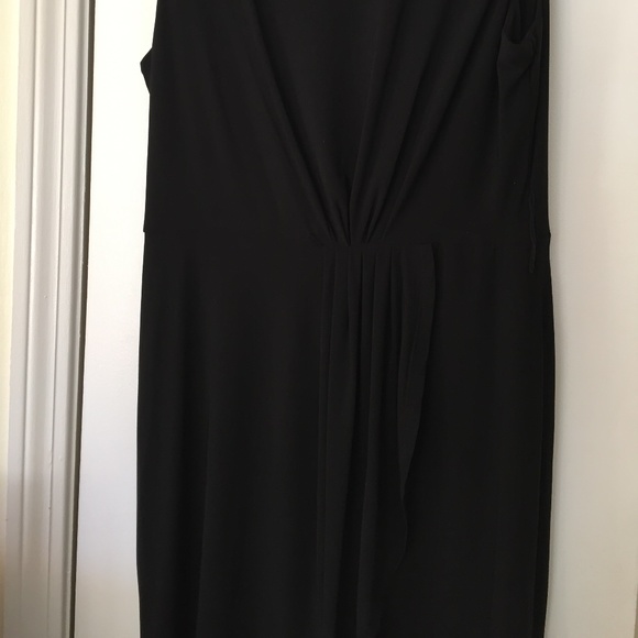 DRESSBARN COLLECTIONS BLACK DRESS BY  DRESSBARN COLLECTIONS  sz 14 - SOFT & SEXY - Picture 3 of 11